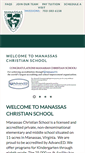 Mobile Screenshot of manassaschristianschool.com